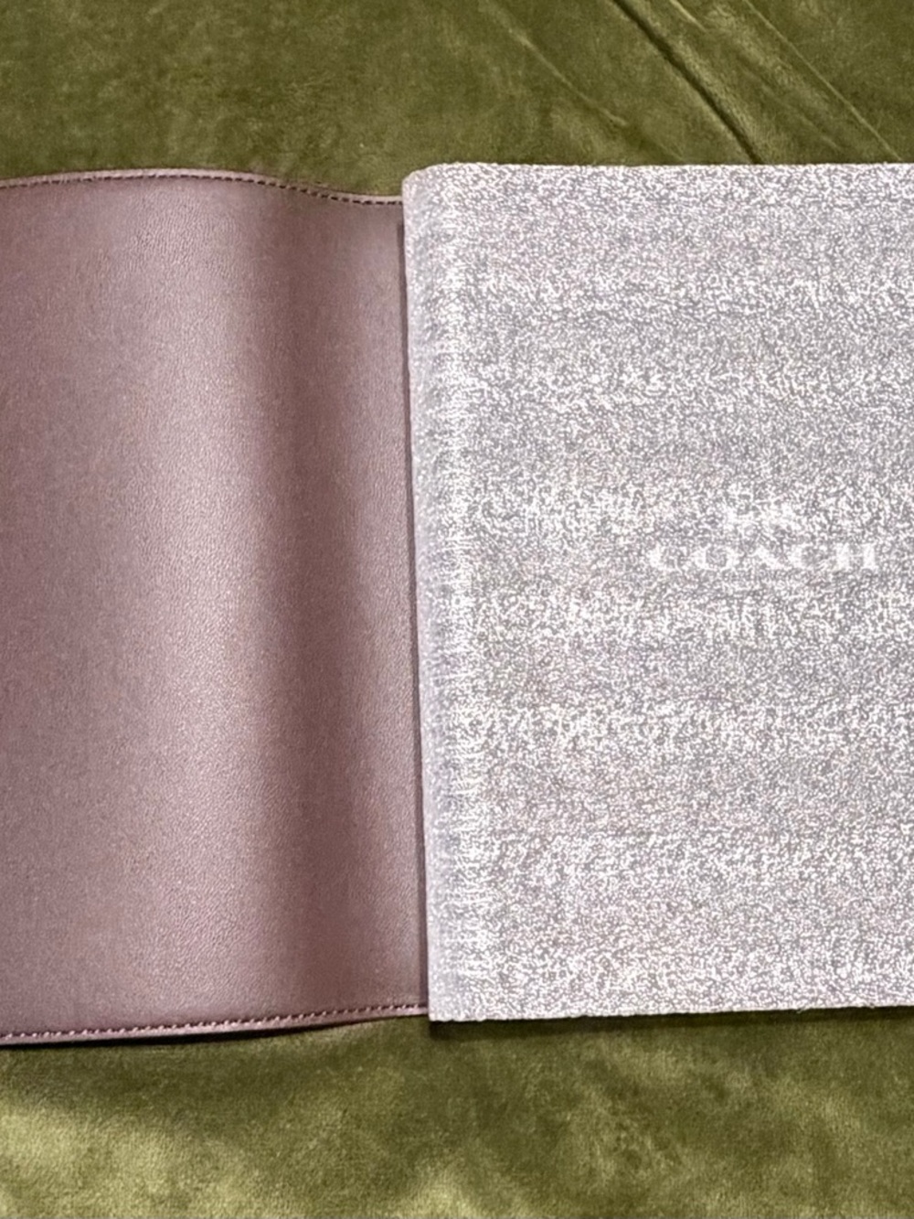 Coach Pink Monogram Snap Journal Notebook - Picture 2 of 5